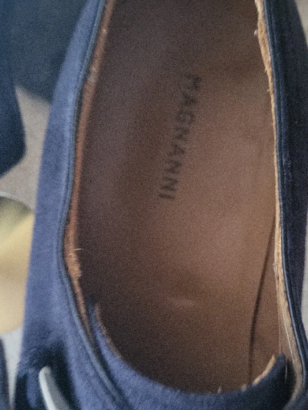 Magnanni Navy Suede Single Monk Strap Oxfords